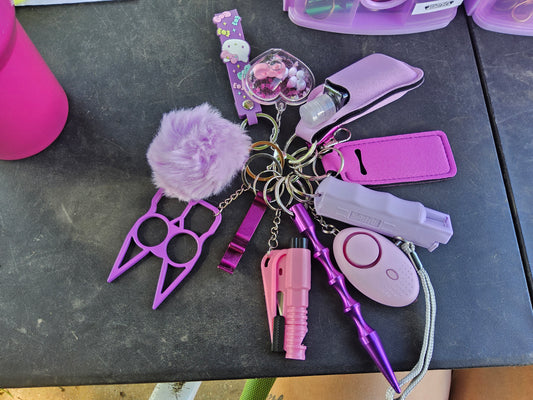 Hello Kitty safety keychain